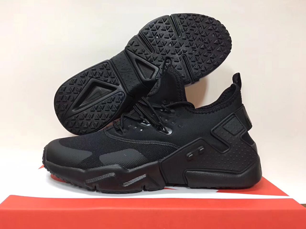 Men Nike Air Huarache 6 All Black